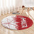 Custom Malta Football Round Carpet Go Champions Flag Style