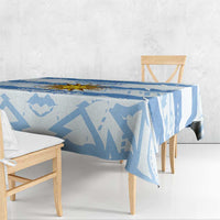 Custom Uruguay Football Tablecloth Vamo La Celeste