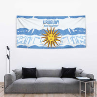 Custom Uruguay Football Tapestry Vamo La Celeste