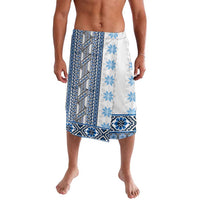 Ukraine Lavalava Traditional Braided Rope Belt Blue Folk Pattern