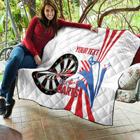 Custom United States Darts Quilt USA Go Champions