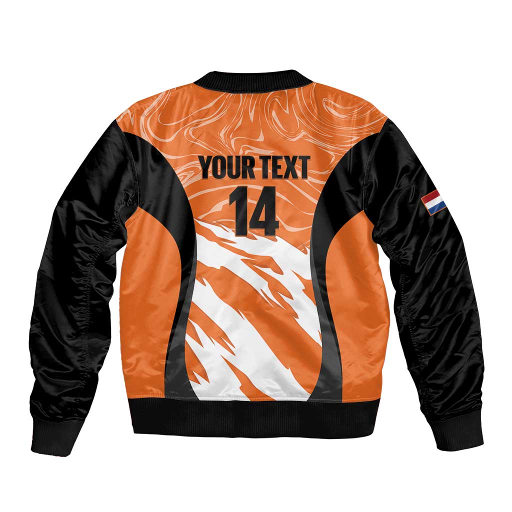 Custom Netherlands Darts Bomber Jacket Come On Holland