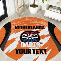Custom Netherlands Darts Round Carpet Come On Holland