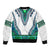 Africa Bomber Jacket African Dashiki Royal Turquoise Version - Wonder Print Shop