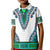 Africa Kid Polo Shirt African Dashiki Royal Turquoise Version - Wonder Print Shop