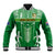 Cook Islands Football Baseball Jacket Go Kuki Airani Polynesian Sporty Style - Wonder Print Shop