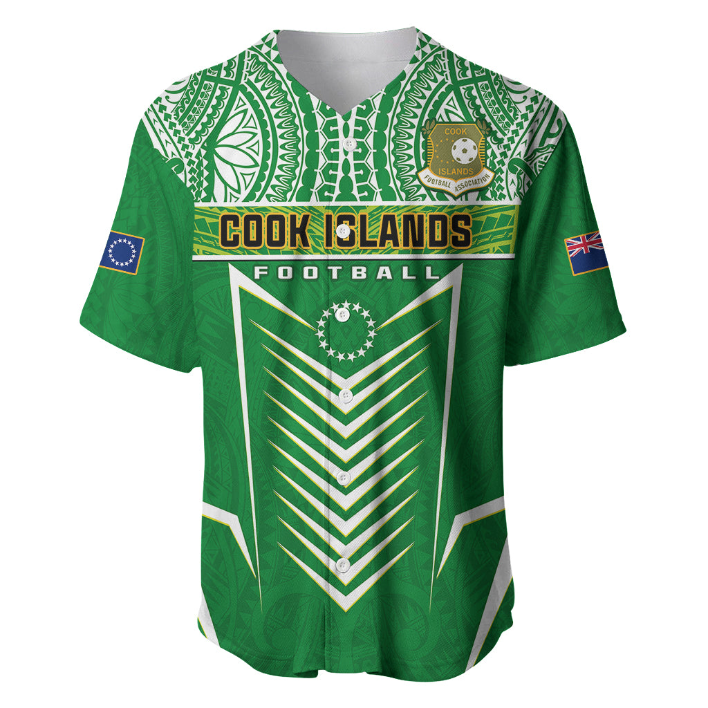 Cook Islands Football Baseball Jersey Go Kuki Airani Polynesian Sporty Style - Wonder Print Shop