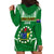 Cook Islands Football Hoodie Dress Go Kuki Airani Polynesian Sporty Style - Wonder Print Shop