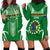 Cook Islands Football Hoodie Dress Go Kuki Airani Polynesian Sporty Style - Wonder Print Shop