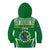 Cook Islands Football Kid Hoodie Go Kuki Airani Polynesian Sporty Style - Wonder Print Shop