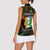 Personalized Cote dIvoire Independence Day Women Sleeveless Polo Shirt Ivory Coast Elephant African Pattern