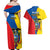 Ecuador Couples Matching Off Shoulder Maxi Dress and Hawaiian Shirt Ecuadorian Independence Day 10 August Proud - Wonder Print Shop