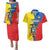 Ecuador Couples Matching Puletasi Dress and Hawaiian Shirt Ecuadorian Independence Day 10 August Proud - Wonder Print Shop