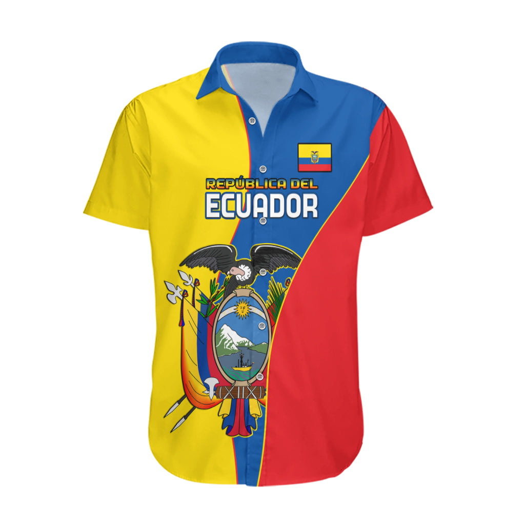 Ecuador Hawaiian Shirt Ecuadorian Independence Day 10 August Proud - Wonder Print Shop