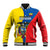 Custom Ecuador Baseball Jacket Ecuadorian Independence Day 10 August Proud - Wonder Print Shop