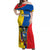 Custom Ecuador Off Shoulder Maxi Dress Ecuadorian Independence Day 10 August Proud - Wonder Print Shop