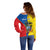 Custom Ecuador Off Shoulder Sweater Ecuadorian Independence Day 10 August Proud - Wonder Print Shop