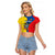 Custom Ecuador Raglan Cropped T Shirt Ecuadorian Independence Day 10 August Proud - Wonder Print Shop