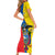 Custom Ecuador Short Sleeve Bodycon Dress Ecuadorian Independence Day 10 August Proud - Wonder Print Shop