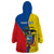 Custom Ecuador Wearable Blanket Hoodie Ecuadorian Independence Day 10 August Proud - Wonder Print Shop