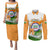 India Couples Matching Puletasi Dress and Long Sleeve Button Shirts Swatantra Diwas Happy Indian Independence Day - Wonder Print Shop