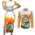 India Couples Matching Short Sleeve Bodycon Dress and Long Sleeve Button Shirts Swatantra Diwas Happy Indian Independence Day - Wonder Print Shop