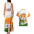 India Couples Matching Tank Maxi Dress And Hawaiian Shirt Swatantra Diwas Happy Indian Independence Day - Wonder Print Shop