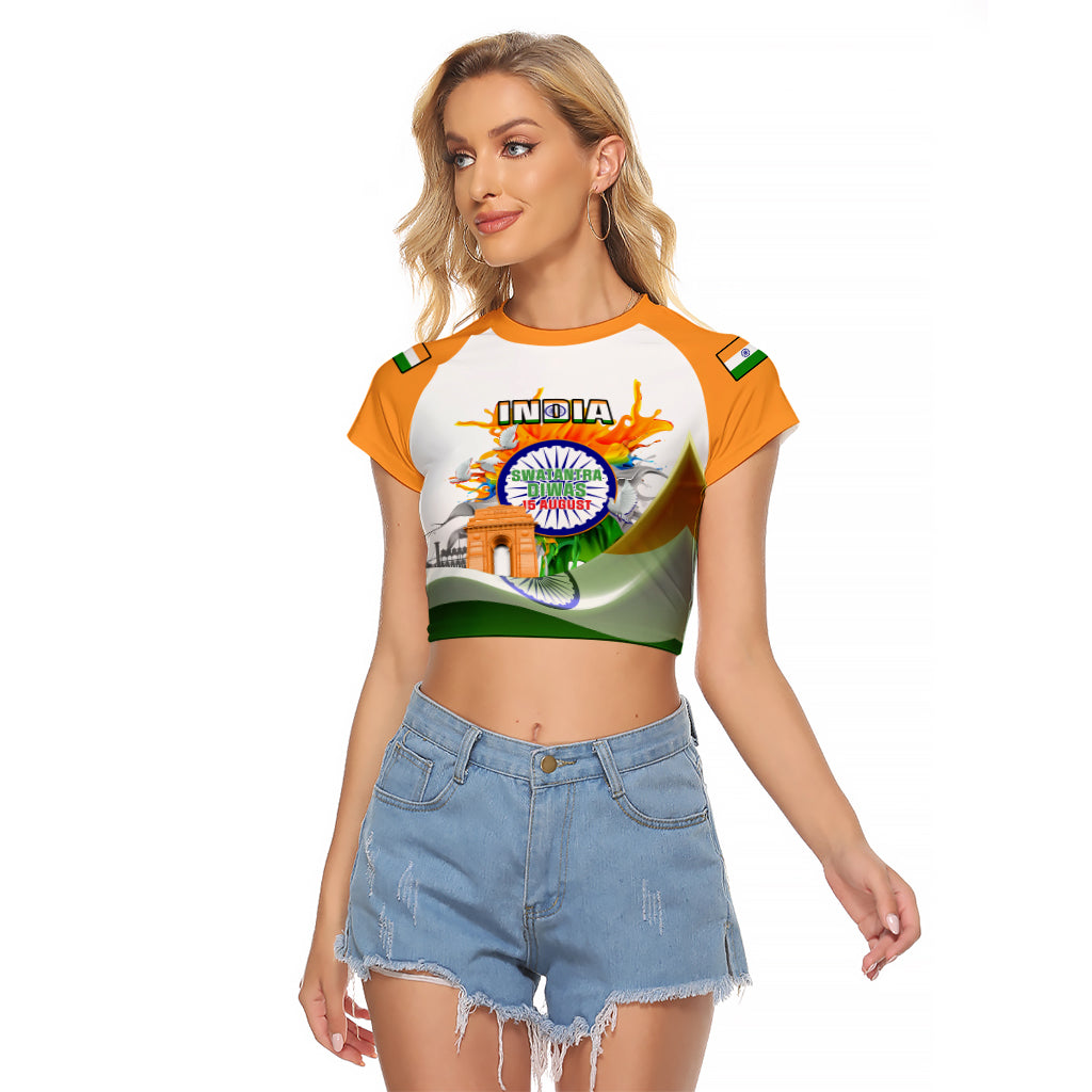 india-raglan-cropped-t-shirt-swatantra-diwas-happy-indian-independence-day