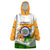 India Wearable Blanket Hoodie Swatantra Diwas Happy Indian Independence Day - Wonder Print Shop