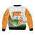 Custom India Bomber Jacket Swatantra Diwas Happy Indian Independence Day - Wonder Print Shop