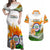 Custom India Couples Matching Off Shoulder Maxi Dress and Hawaiian Shirt Swatantra Diwas Happy Indian Independence Day - Wonder Print Shop