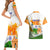 Custom India Couples Matching Short Sleeve Bodycon Dress and Hawaiian Shirt Swatantra Diwas Happy Indian Independence Day - Wonder Print Shop