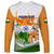 Custom India Long Sleeve Shirt Swatantra Diwas Happy Indian Independence Day - Wonder Print Shop