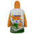 Custom India Wearable Blanket Hoodie Swatantra Diwas Happy Indian Independence Day - Wonder Print Shop