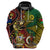 Vanuatu and Australia Hoodie Vanuatuan Polynesian Mix Aussie Aboriginal Art - Wonder Print Shop