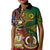 Vanuatu and Australia Kid Polo Shirt Vanuatuan Polynesian Mix Aussie Aboriginal Art - Wonder Print Shop