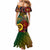 Vanuatu and Australia Mermaid Dress Vanuatuan Polynesian Mix Aussie Aboriginal Art - Wonder Print Shop