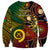 Vanuatu and Australia Sweatshirt Vanuatuan Polynesian Mix Aussie Aboriginal Art - Wonder Print Shop