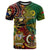 Vanuatu and Australia T Shirt Vanuatuan Polynesian Mix Aussie Aboriginal Art - Wonder Print Shop