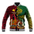 Vanuatu and Papua New Guinea Baseball Jacket Vanuatuan With PNG Polynesian Pattern - Wonder Print Shop