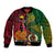 Vanuatu and Papua New Guinea Bomber Jacket Vanuatuan With PNG Polynesian Pattern - Wonder Print Shop