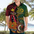 Vanuatu and Papua New Guinea Hawaiian Shirt Vanuatuan With PNG Polynesian Pattern - Wonder Print Shop