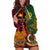 Vanuatu and Papua New Guinea Hoodie Dress Vanuatuan With PNG Polynesian Pattern - Wonder Print Shop