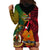 Vanuatu and Papua New Guinea Hoodie Dress Vanuatuan With PNG Polynesian Pattern - Wonder Print Shop