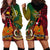 Vanuatu and Papua New Guinea Hoodie Dress Vanuatuan With PNG Polynesian Pattern - Wonder Print Shop