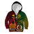 Vanuatu and Papua New Guinea Kid Hoodie Vanuatuan With PNG Polynesian Pattern - Wonder Print Shop