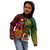 Vanuatu and Papua New Guinea Kid Hoodie Vanuatuan With PNG Polynesian Pattern - Wonder Print Shop