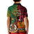 Vanuatu and Papua New Guinea Kid Polo Shirt Vanuatuan With PNG Polynesian Pattern - Wonder Print Shop