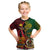 Vanuatu and Papua New Guinea Kid T Shirt Vanuatuan With PNG Polynesian Pattern - Wonder Print Shop