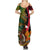 Vanuatu and Papua New Guinea Summer Maxi Dress Vanuatuan With PNG Polynesian Pattern - Wonder Print Shop